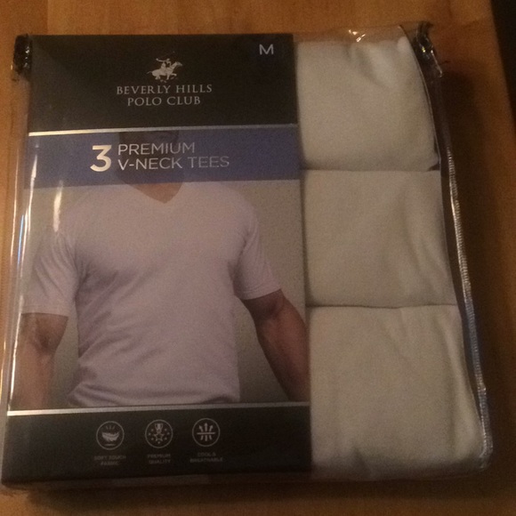 Beverly Hills Polo Club Other - NWT Men’s V-Neck T Shirts Medium